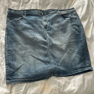 D/C jean skirt